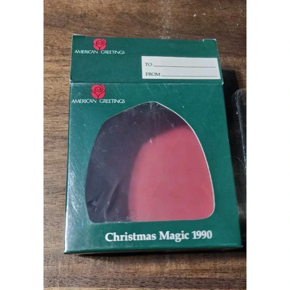 1990 RETIRED American greetings Porcelain Unicorn Ornament New Old Stock,‎ Rare